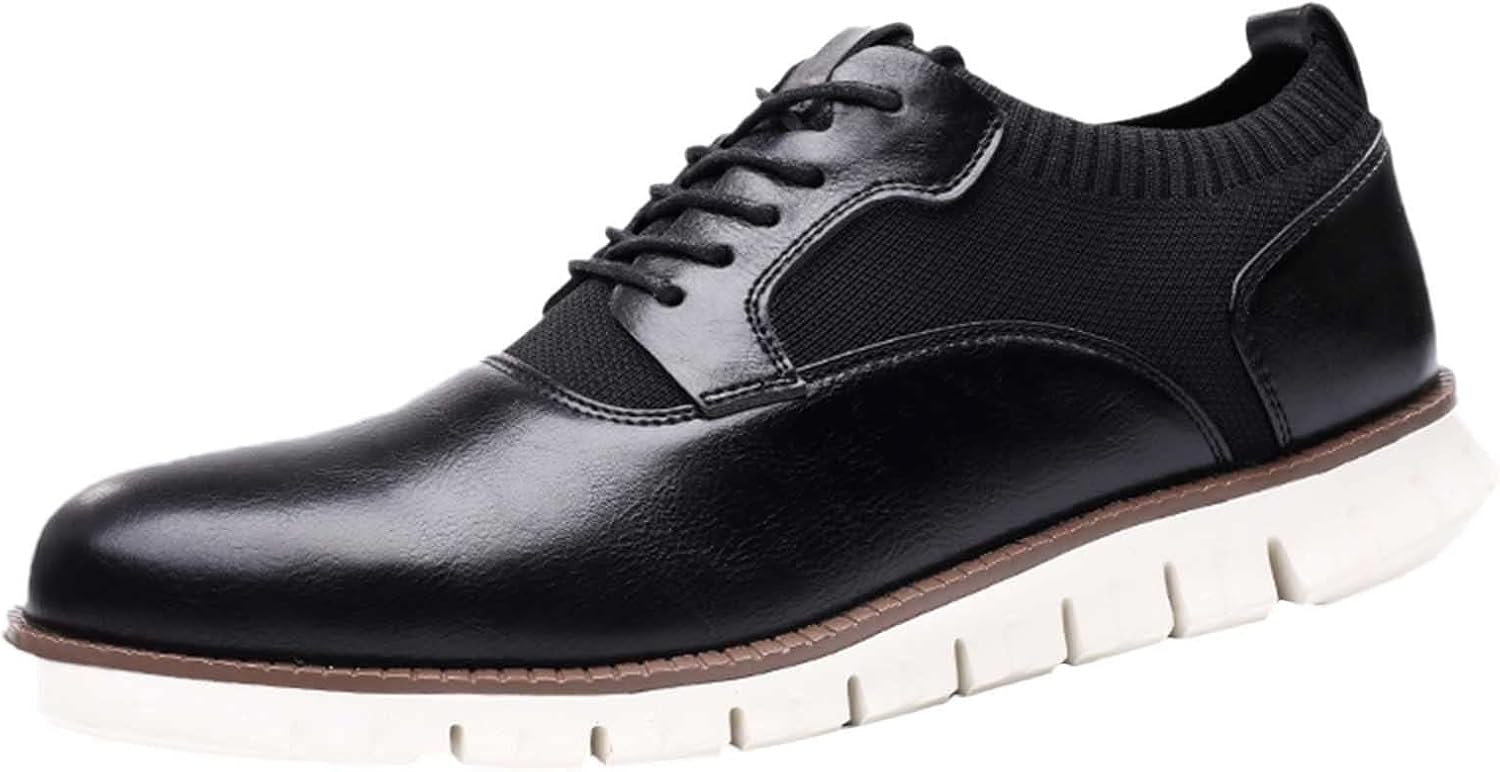 Мужские повседневные оксфорды BORAMAX с противоскользящей подошвой - мужские туфли на плоской подошве, модные, дышащие, для бизнеса, формальные, кроссовки и нарядные туфли для мужчин, черный
Мужские повседневные оксфорды BORAMAX с противоскользящей подошвой - мужские туфли на плоской подошве, модные, дышащие, для бизнеса, формальные, кроссовки и нарядные туфли для мужчин, черный