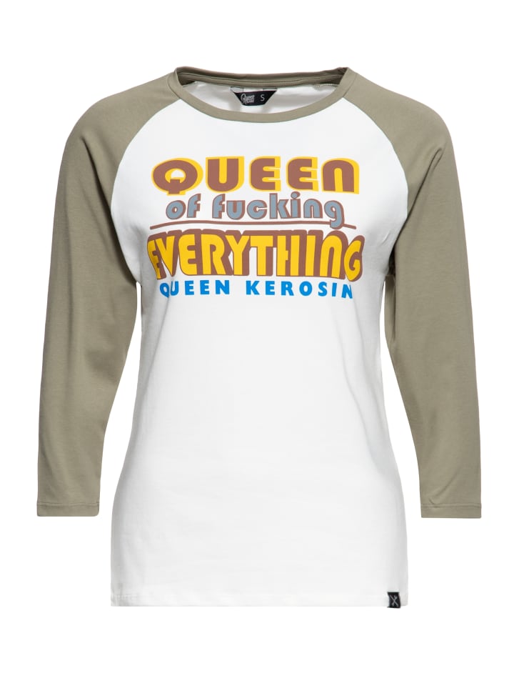 Футболка Queen Kerosin с рукавами 3/4, Queen Of F*cking Everything, светло-зеленого цвета, Зеленый, Футболка Queen Kerosin с рукавами 3/4, Queen Of F*cking Everything, светло-зеленого цвета
Футболка Queen Kerosin с рукавами 3/4, Queen Of F*cking Everything, светло-зеленого цвета, Зеленый, Футболка Queen Kerosin с рукавами 3/4, Queen Of F*cking Everything, светло-зеленого цвета