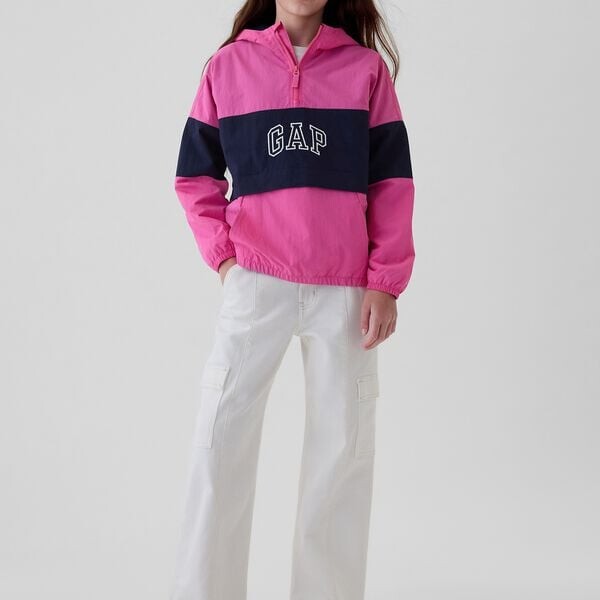 Короткая куртка с застежкой-молнией на половину длины из нейлона Gap, синий
Короткая куртка с застежкой-молнией на половину длины из нейлона Gap, синий