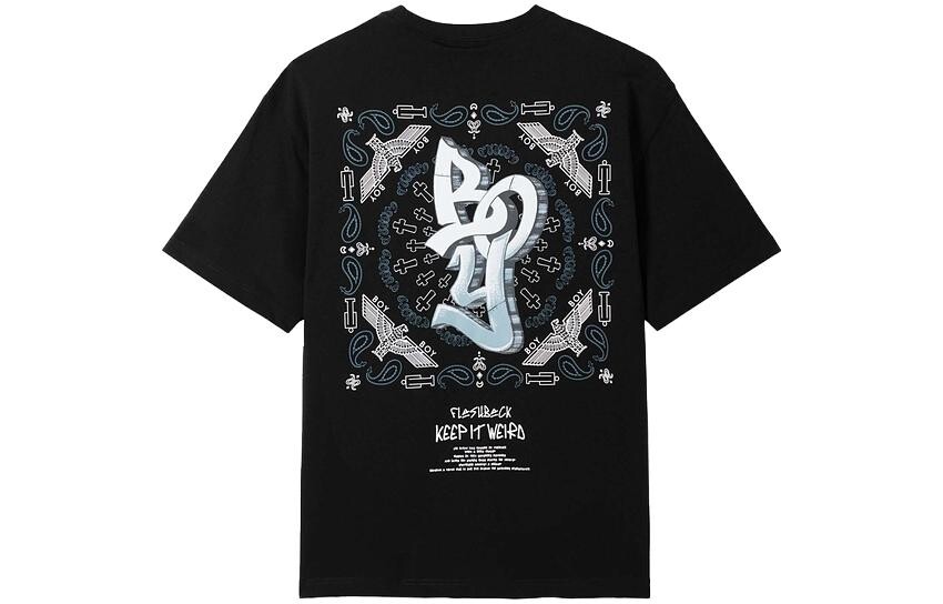 Футболка унисекс черная Boy London, черный
Футболка унисекс черная Boy London, черный