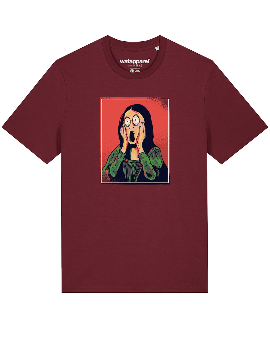 Рубашка Watapparel Mona Lisa Scream, бордовый
Рубашка Watapparel Mona Lisa Scream, бордовый