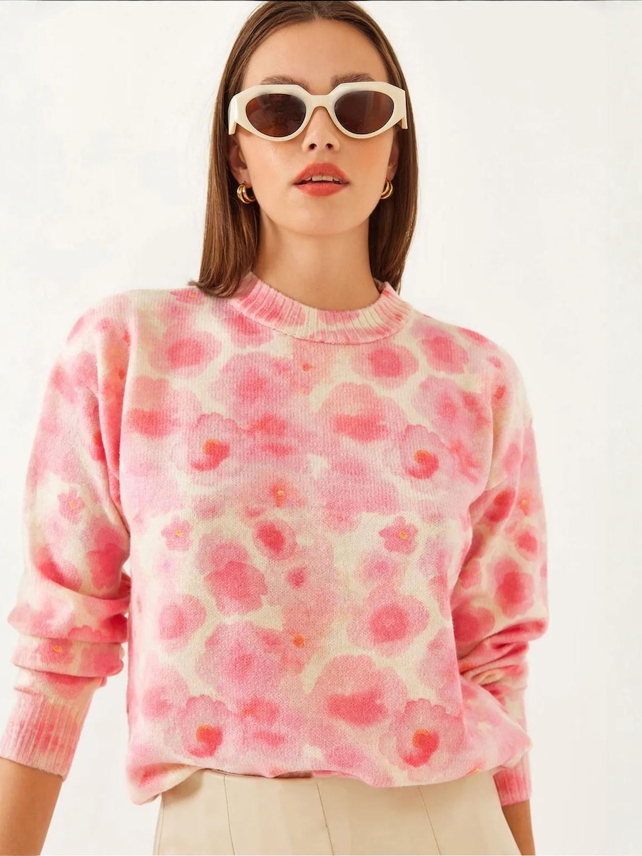 Свитер Bianco Lucci, кремовый/розовый/темно-розовый
Свитер Bianco Lucci, кремовый/розовый/темно-розовый