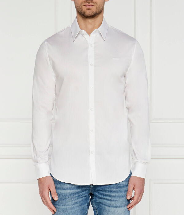 Рубашка мужская Guess Jeans облегающего кроя, белый
Рубашка мужская Guess Jeans облегающего кроя, белый