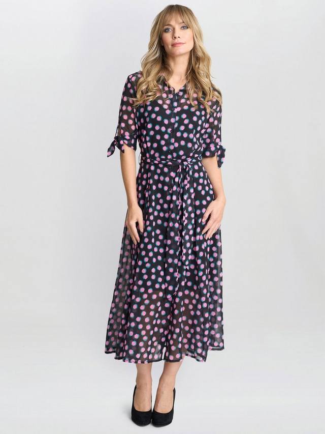 Платье-рубашка Adrienne Spot Gina Bacconi, Black/Pink
Платье-рубашка Adrienne Spot Gina Bacconi, Black/Pink