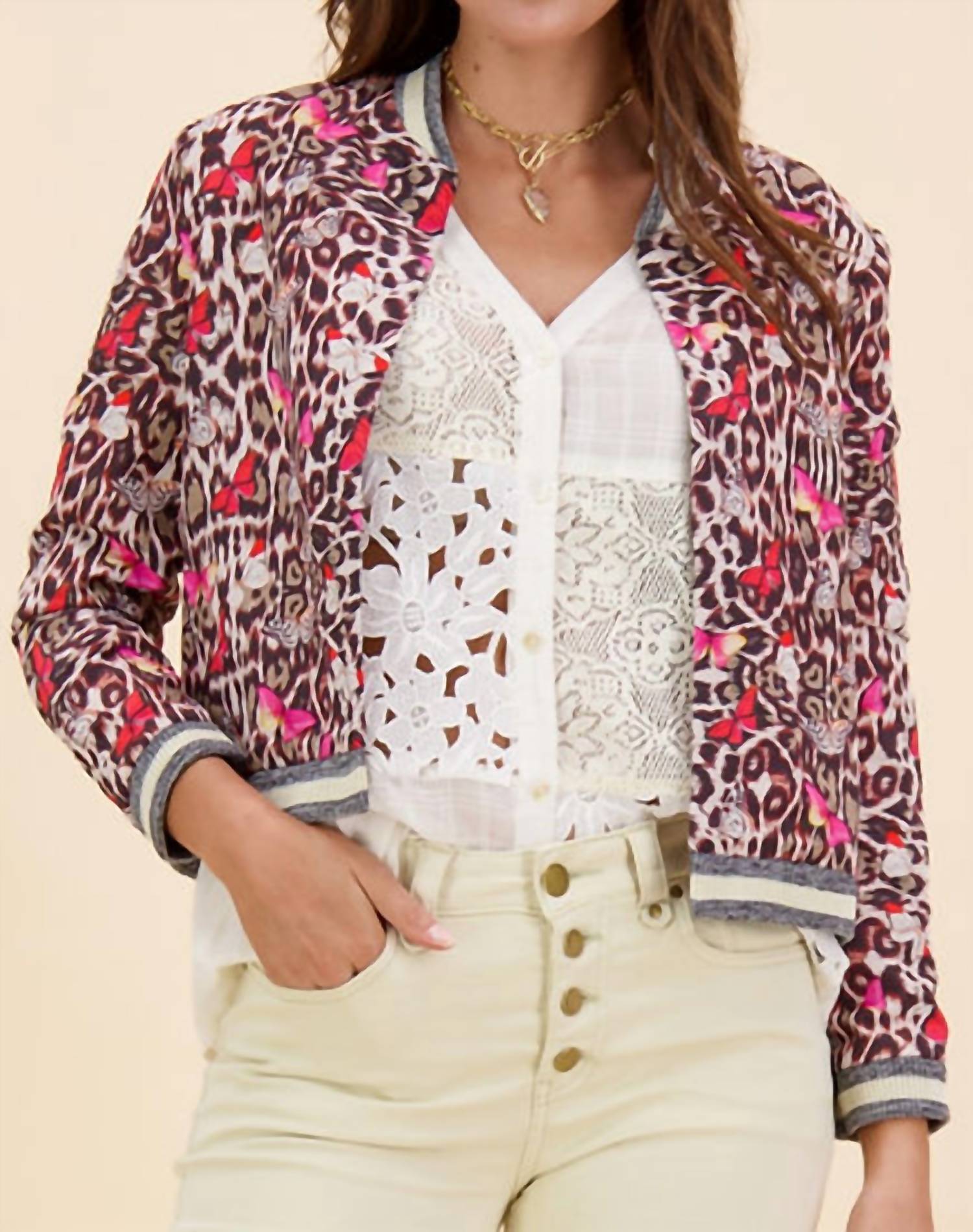 Куртка-бомбер Leofly Multi Rubyyaya, Multi
Куртка-бомбер Leofly Multi Rubyyaya, Multi