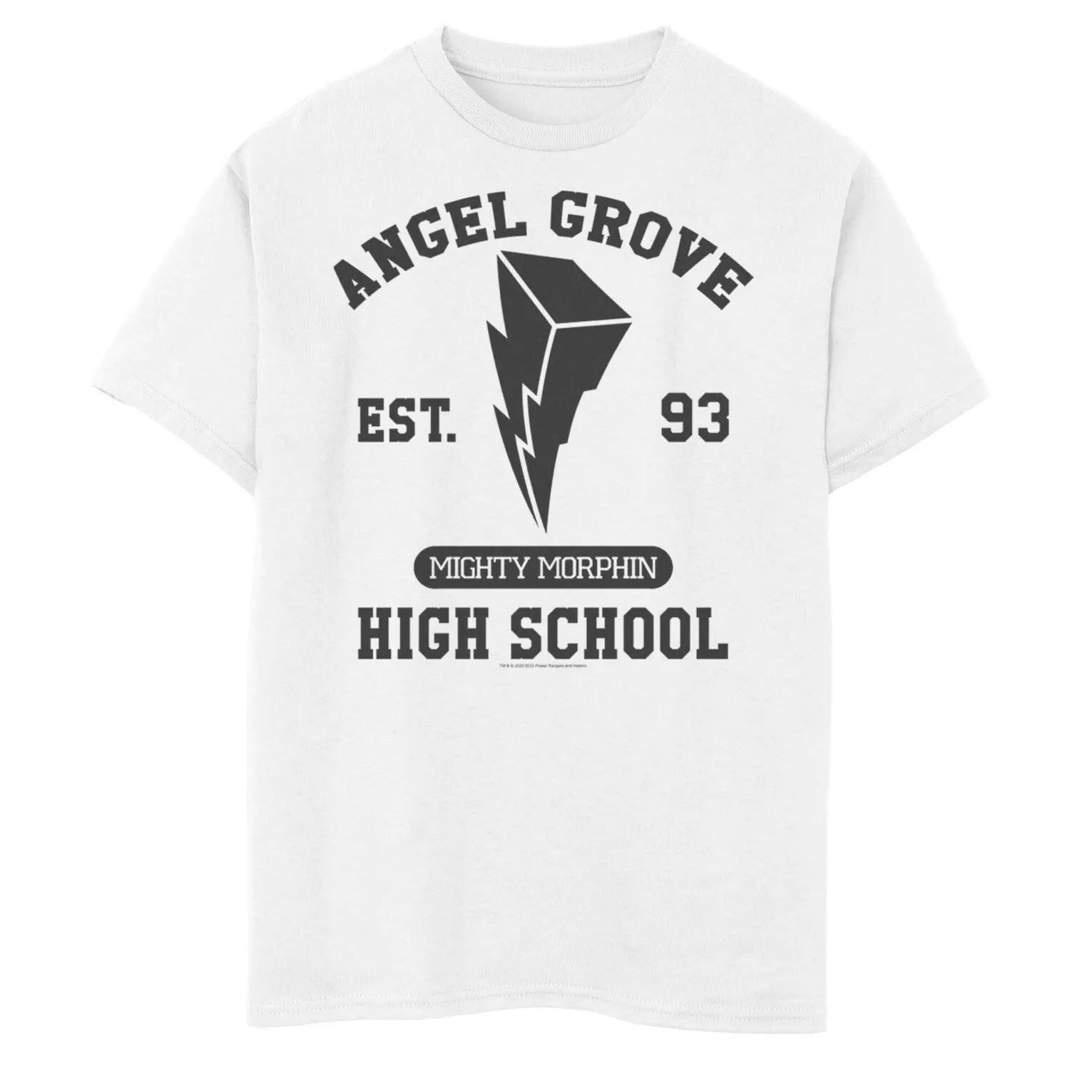 Футболка с логотипом средней школы «Могучие рейнджеры» Angel Grove для мальчиков 8–20 лет Licensed Character
Футболка с логотипом средней школы «Могучие рейнджеры» Angel Grove для мальчиков 8–20 лет Licensed Character