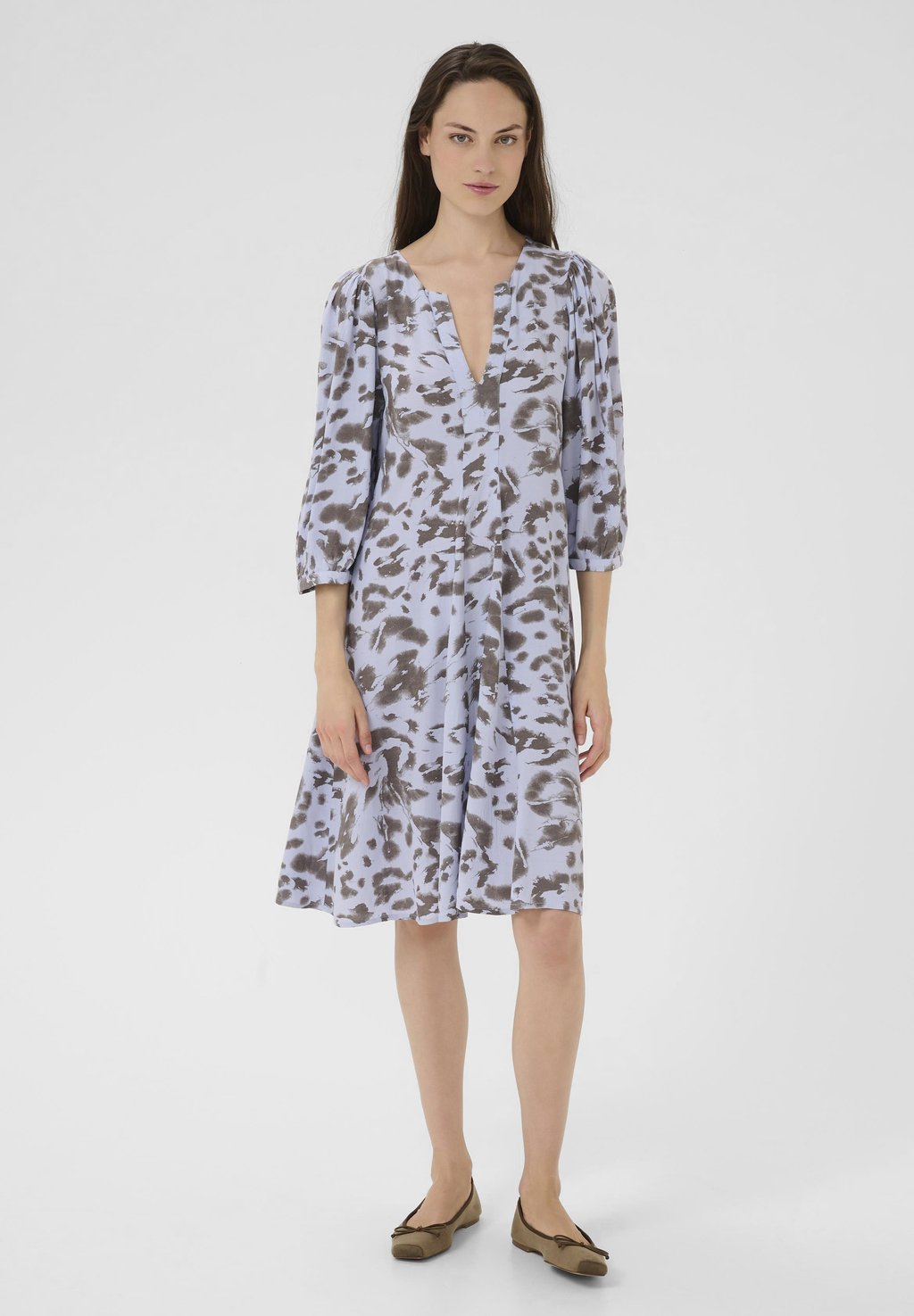 Повседневное платье INDIE Karen by Simonsen, коричневый 
Повседневное платье INDIE Karen by Simonsen, коричневый