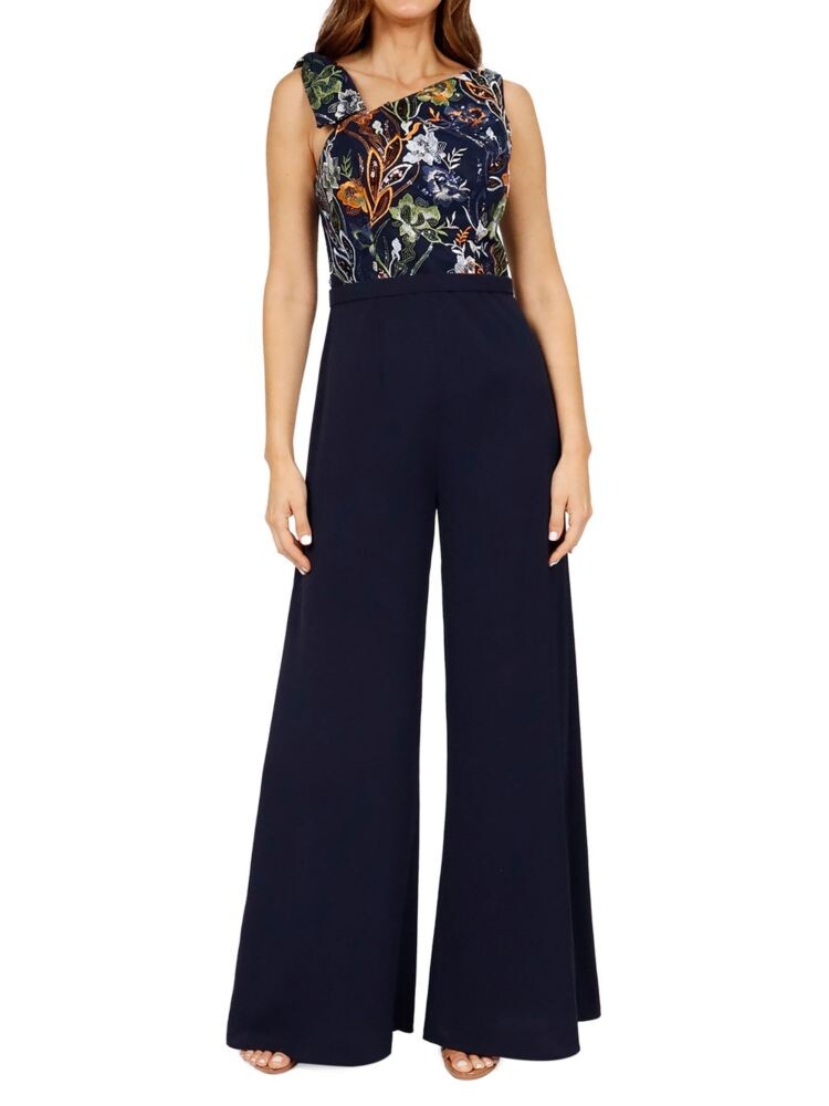 Кружевной комбинезон с широкими штанинами Rene Ruiz Collection, темно-синий
Кружевной комбинезон с широкими штанинами Rene Ruiz Collection, темно-синий