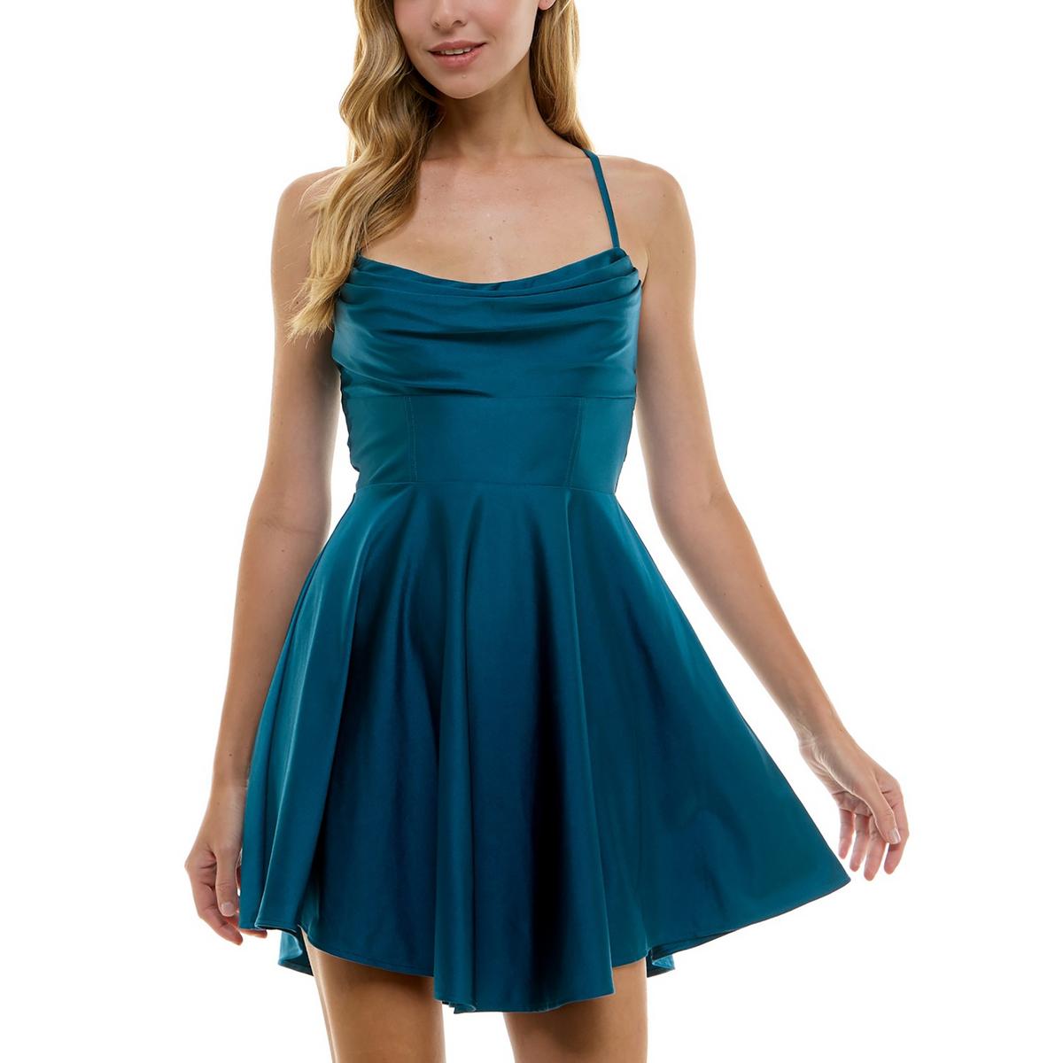 Платье Juniors Womens Pleated Nylon Fit & Flare City Studio, цвет medium teal
Платье Juniors Womens Pleated Nylon Fit & Flare City Studio, цвет medium teal