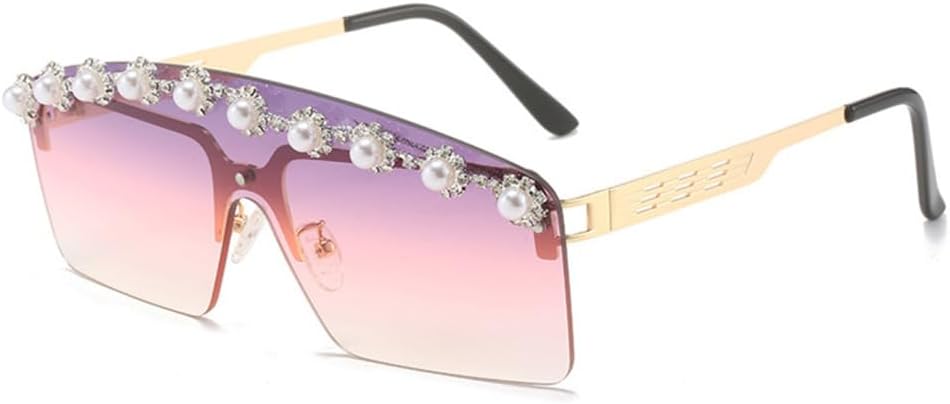 Женские солнцезащитные очки без оправы с жемчужным блеском, однокомпонентные, с защитой от УФ-излучения UV400, винтажные, с градиентным переходом цвета, декоративные, для вечеринок LANGSER, C2
Женские солнцезащитные очки без оправы с жемчужным блеском, однокомпонентные, с защитой от УФ-излучения UV400, винтажные, с градиентным переходом цвета, декоративные, для вечеринок LANGSER, C2