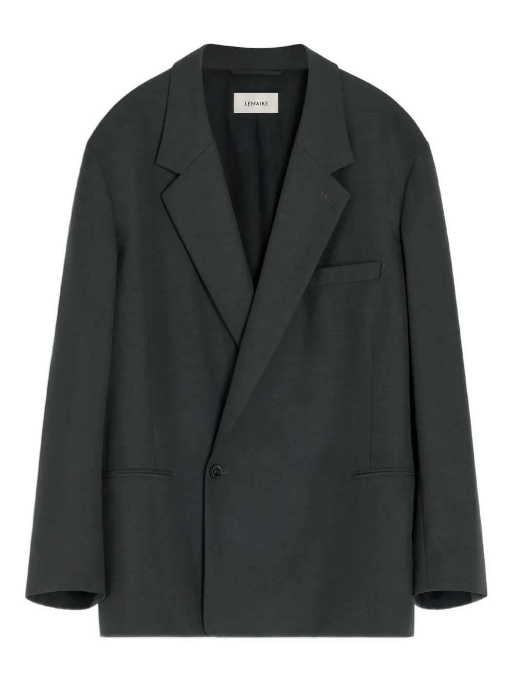 Двубортный блейзер строгого кроя Lemaire, серый
Двубортный блейзер строгого кроя Lemaire, серый