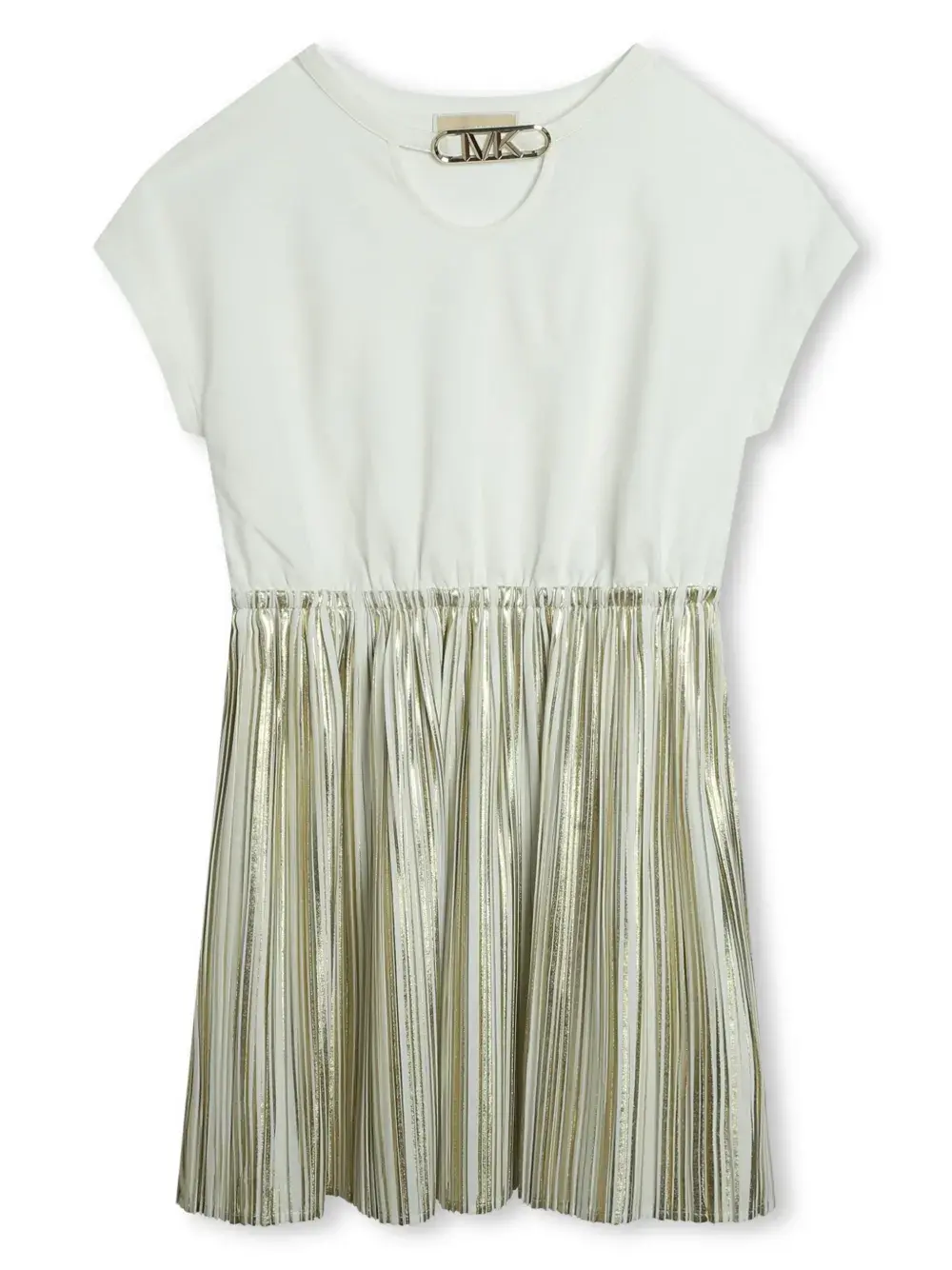 Платье мини с короткими рукавами и логотипом Michael Kors Kids, белый
Платье мини с короткими рукавами и логотипом Michael Kors Kids, белый