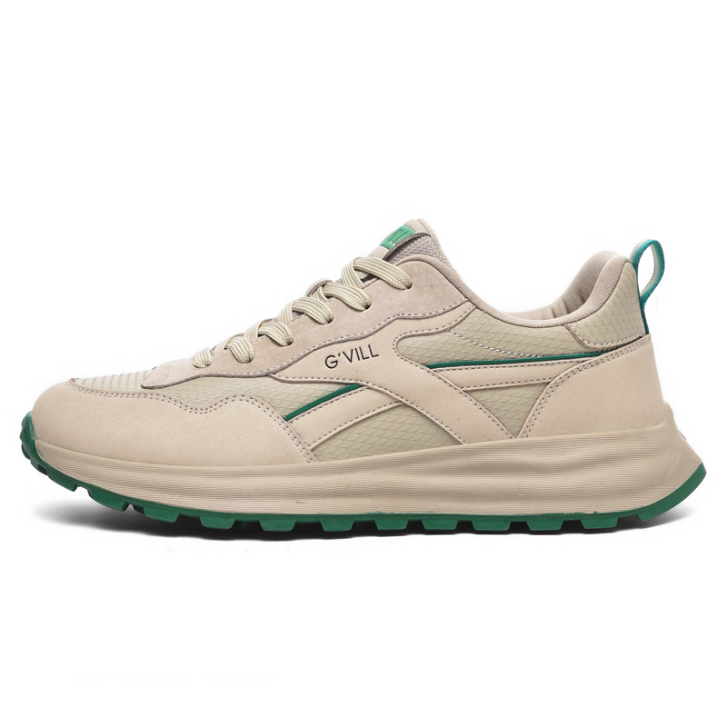 Мужские низкие повседневные кроссовки G'VILL с амортизацией, увеличивающей высоту, износостойкими и дышащими свойствами G'Vill, sand зеленый
Мужские низкие повседневные кроссовки G'VILL с амортизацией, увеличивающей высоту, износостойкими и дышащими свойствами G'Vill, sand зеленый