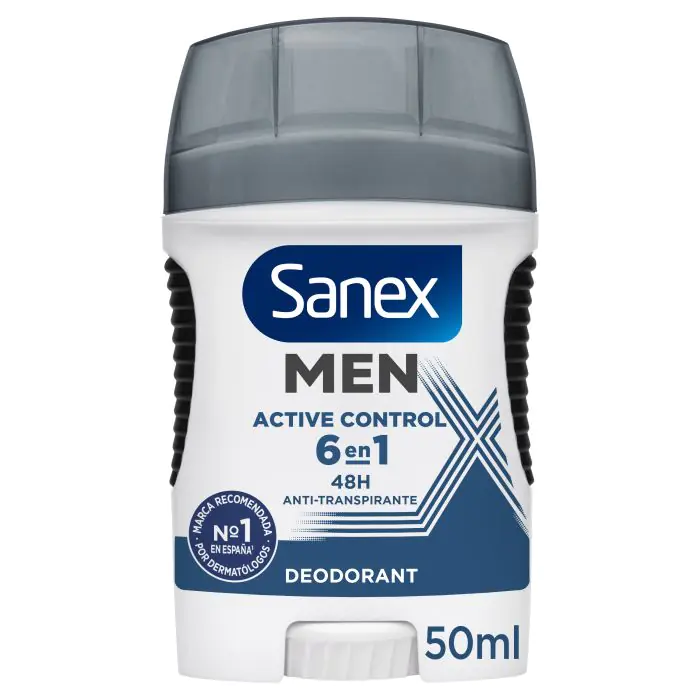 Дезодорант desodorante stick men active control 6 en 1 48h anti transpirante Sanex, объем 50 мл
Дезодорант desodorante stick men active control 6 en 1 48h anti transpirante Sanex, объем 50 мл