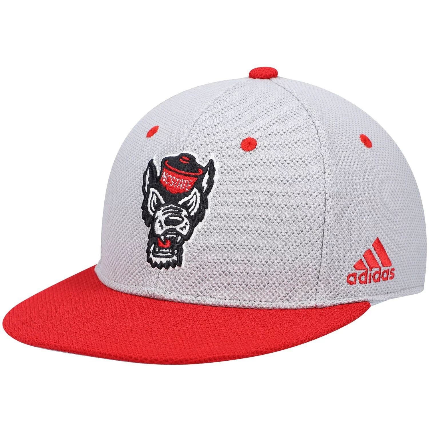Мужская бейсбольная кепка adidas Grey/Red NC State Wolfpack On-Field
Мужская бейсбольная кепка adidas Grey/Red NC State Wolfpack On-Field