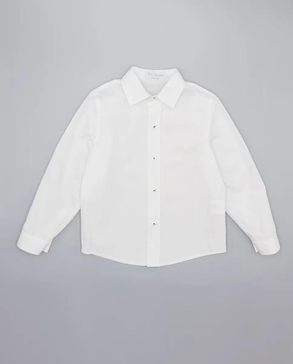 Рубашка для мальчика из 100% хлопка с длинными рукавами Fina Ejerique, белый
Рубашка для мальчика из 100% хлопка с длинными рукавами Fina Ejerique, белый