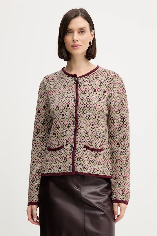 Кардиган из шерсти Hoss Intropia, бордовый
Кардиган из шерсти Hoss Intropia, бордовый