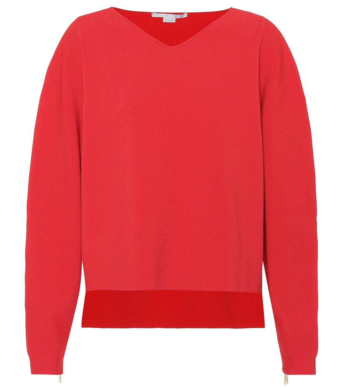 Большой креповый свитер Stella McCartney, Lover Red
Большой креповый свитер Stella McCartney, Lover Red