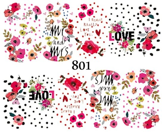 Водные наклейки для ногтей - №801, Raisin
Водные наклейки для ногтей - №801, Raisin