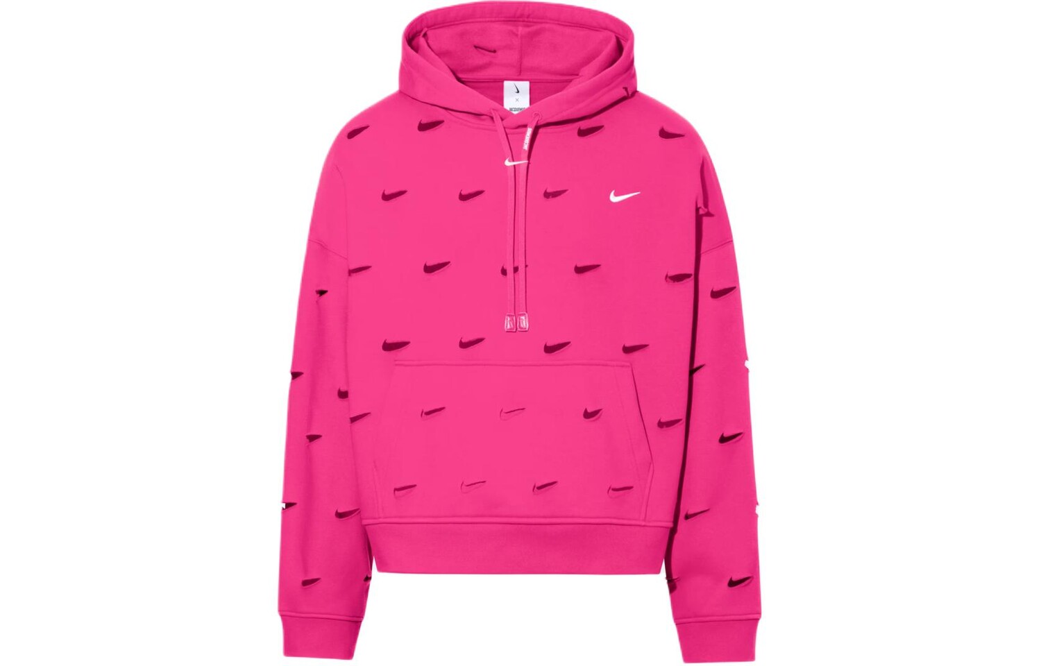 Толстовка с капюшоном Jacquemus X Le Swoosh Nike, темно-розовый 
Толстовка с капюшоном Jacquemus X Le Swoosh Nike, темно-розовый