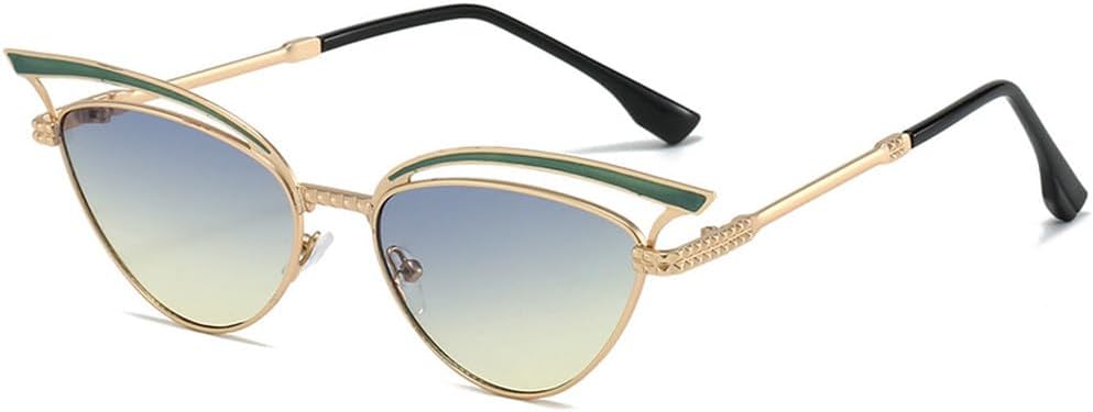 Качественные большие солнцезащитные очки-«кошачий глаз» с полой оправой для женщин, в стиле ретро-винтаж, золотисто-розовые зеркальные солнцезащитные очки TKKTLLT, Gold Green Yellow
Качественные большие солнцезащитные очки-«кошачий глаз» с полой оправой для женщин, в стиле ретро-винтаж, золотисто-розовые зеркальные солнцезащитные очки TKKTLLT, Gold Green Yellow