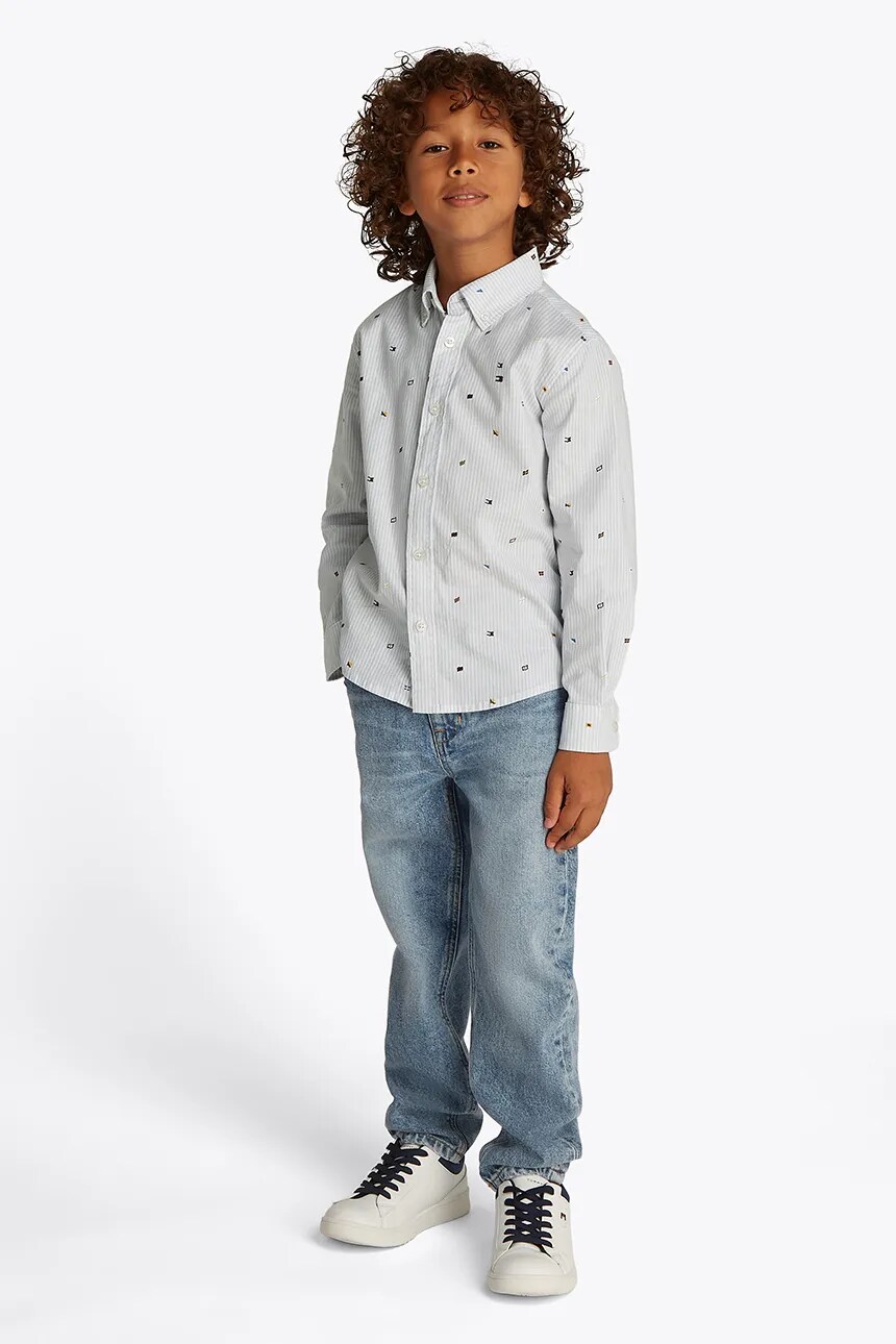 Детская хлопковая рубашка Tommy Hilfiger, синий
Детская хлопковая рубашка Tommy Hilfiger, синий