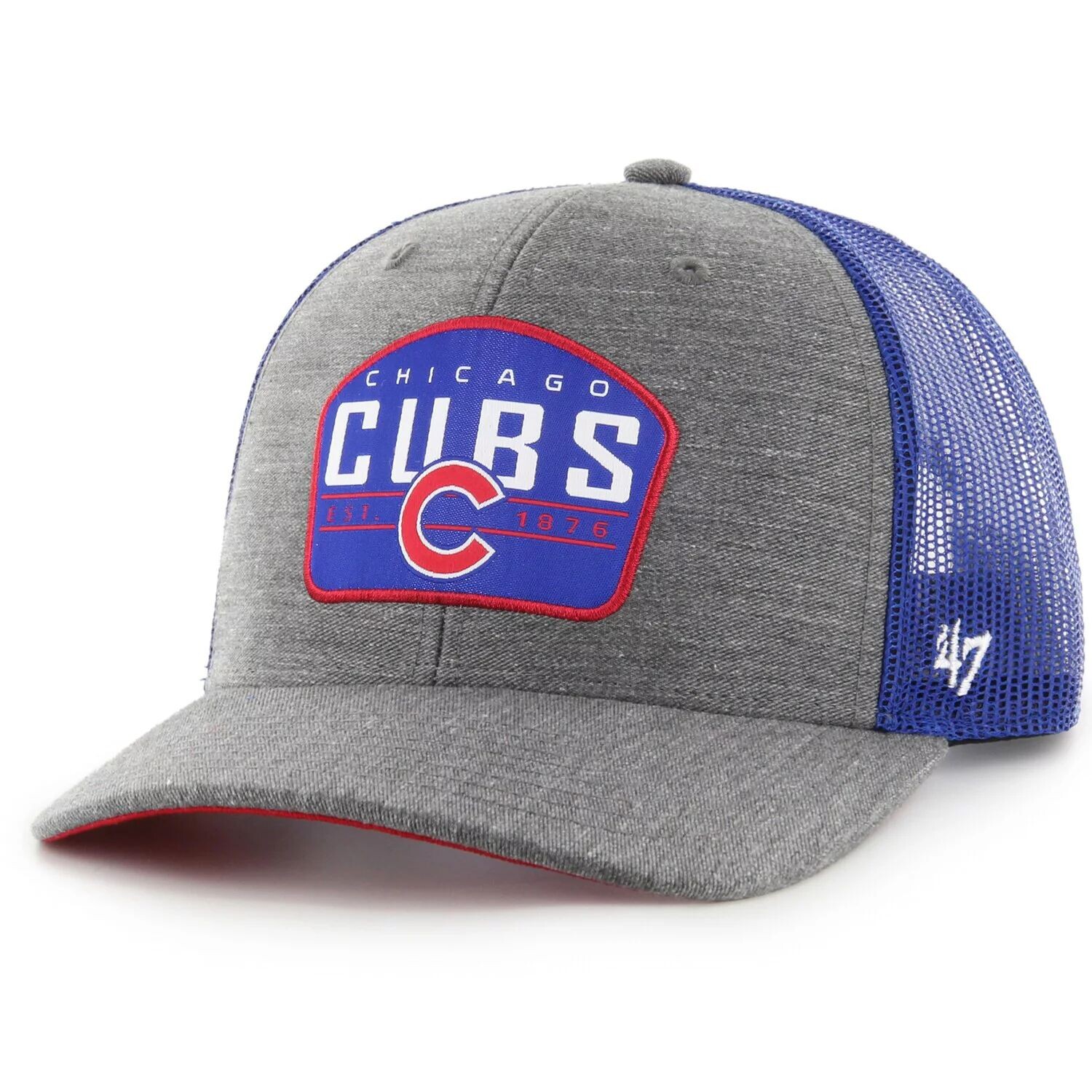 Мужская темно-серая кепка Chicago Cubs Slate Trucker Snapback '47 
Мужская темно-серая кепка Chicago Cubs Slate Trucker Snapback '47