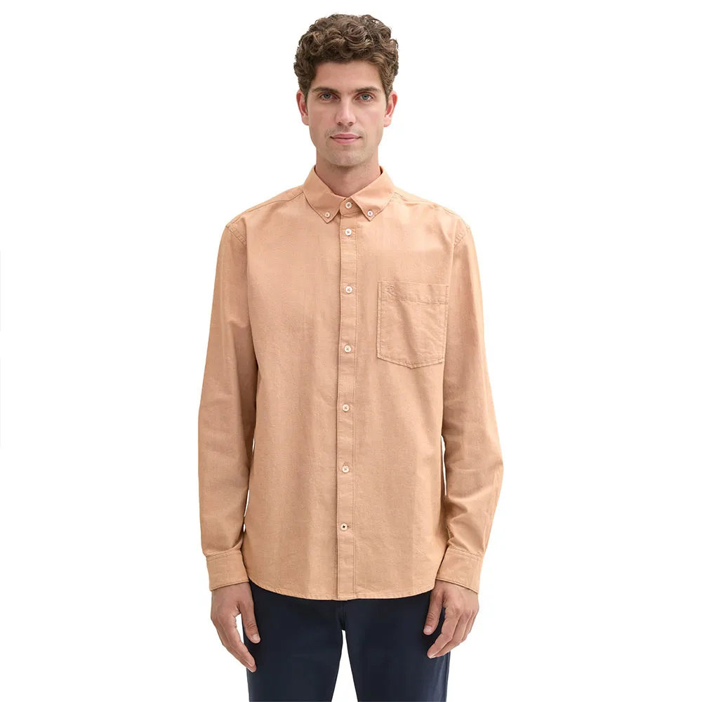 Рубашка Tom Tailor Oxford, коричневый
Рубашка Tom Tailor Oxford, коричневый