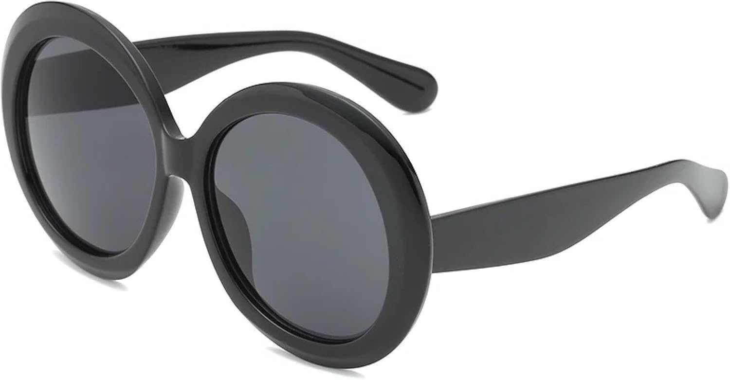 Винтажные большие круглые солнцезащитные очки для женщин, коричневый градиент, увеличенного размера, модные, роскошные, с зеркальным покрытием и прозрачными линзами TVTBBVV, Black Black
Винтажные большие круглые солнцезащитные очки для женщин, коричневый градиент, увеличенного размера, модные, роскошные, с зеркальным покрытием и прозрачными линзами TVTBBVV, Black Black