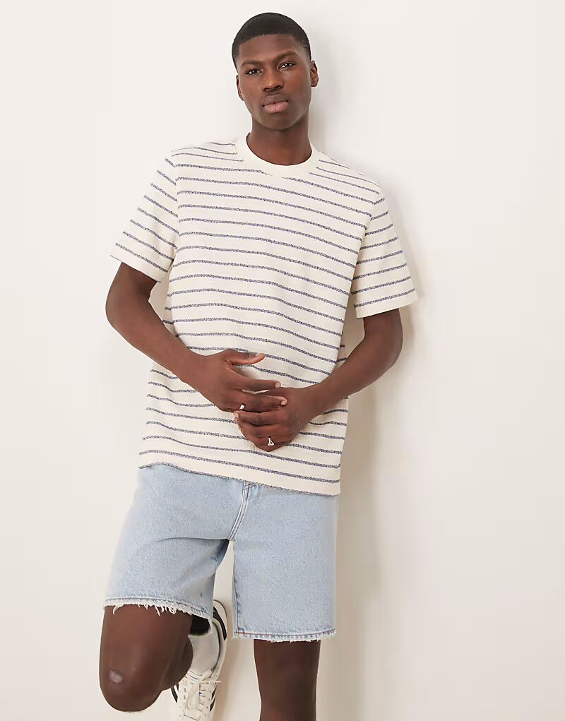 Выбранная трикотажная футболка в кремово-голубую полоску Selected, Синий, Выбранная трикотажная футболка в кремово-голубую полоску Selected
Выбранная трикотажная футболка в кремово-голубую полоску Selected, Синий, Выбранная трикотажная футболка в кремово-голубую полоску Selected