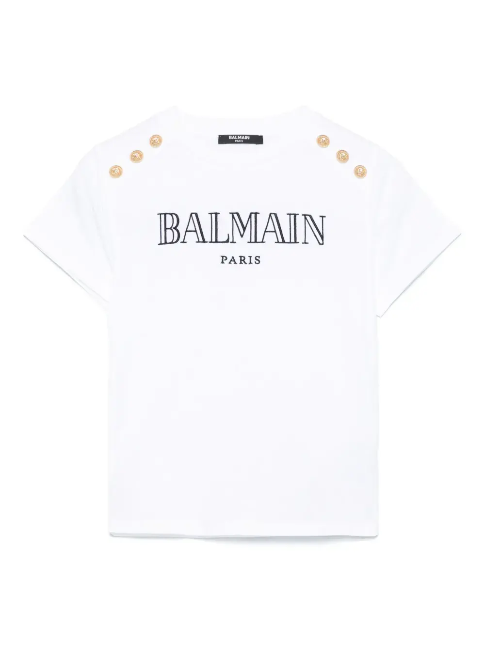 Футболка с вышитым логотипом Balmain Kids, белый
Футболка с вышитым логотипом Balmain Kids, белый