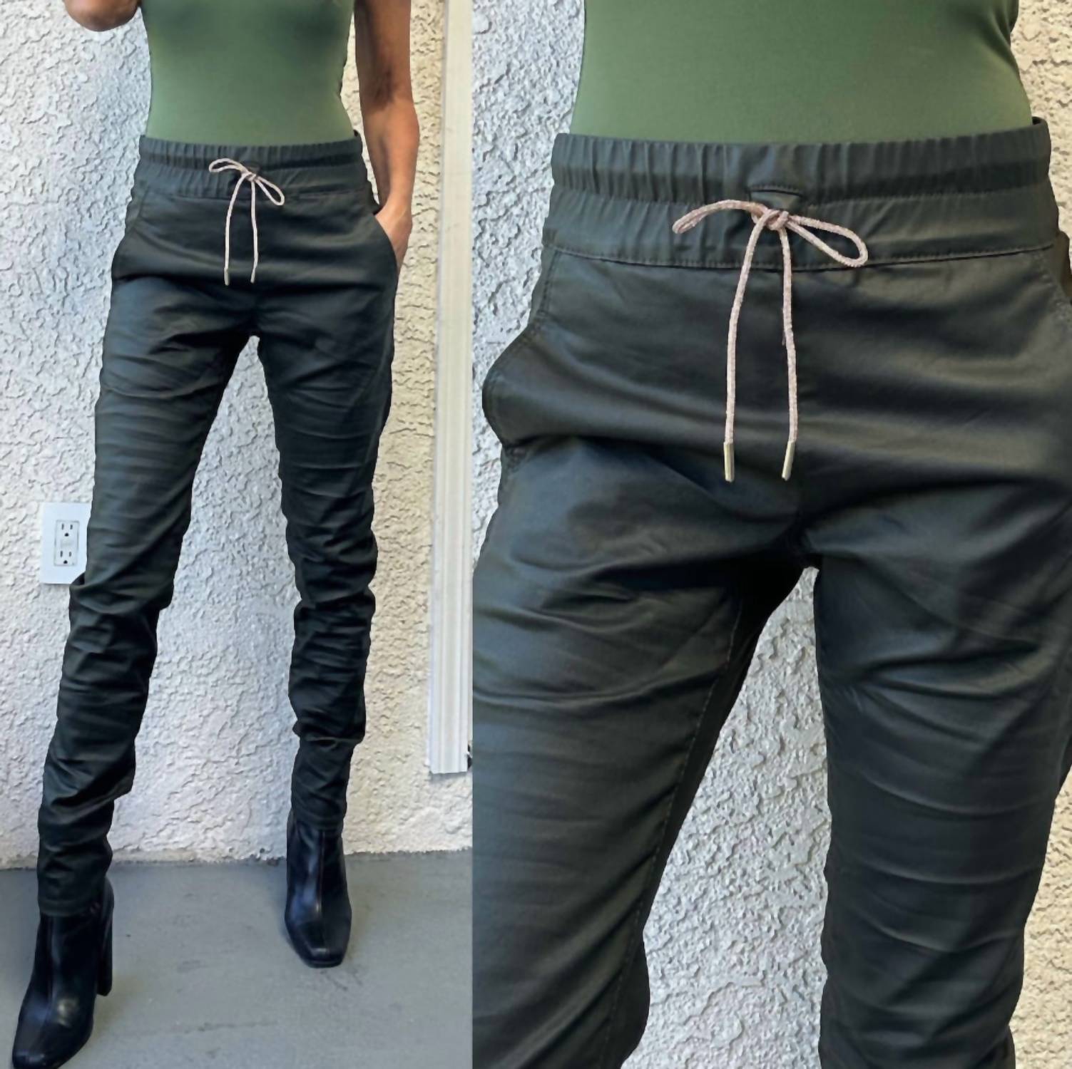 Брюки Shely Vegan с галстуком-бабочкой в зеленом цвете BEVY FLOG
Брюки Shely Vegan с галстуком-бабочкой в зеленом цвете BEVY FLOG