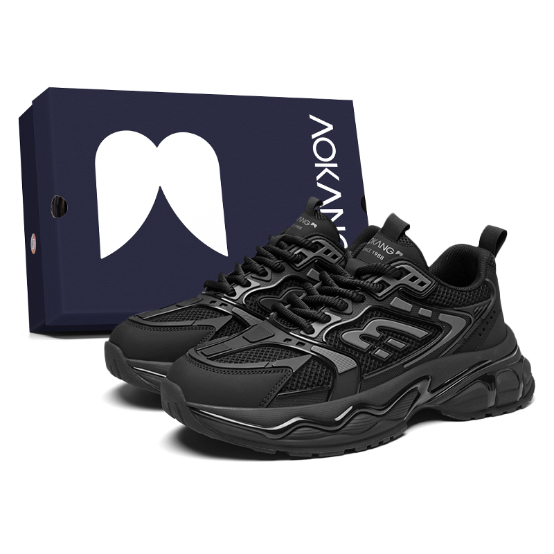 AOKANG Кроссовки Awakening Series Chunky, низкие, мужские, черно-бежевые
AOKANG Кроссовки Awakening Series Chunky, низкие, мужские, черно-бежевые