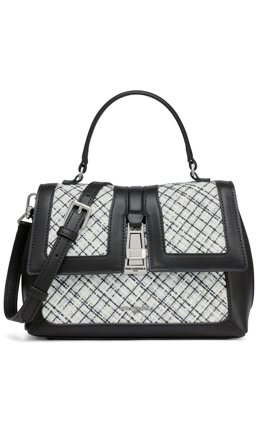 Сумка-кроссбоди Mercerie Karl Lagerfeld Paris, черно-белый
Сумка-кроссбоди Mercerie Karl Lagerfeld Paris, черно-белый
