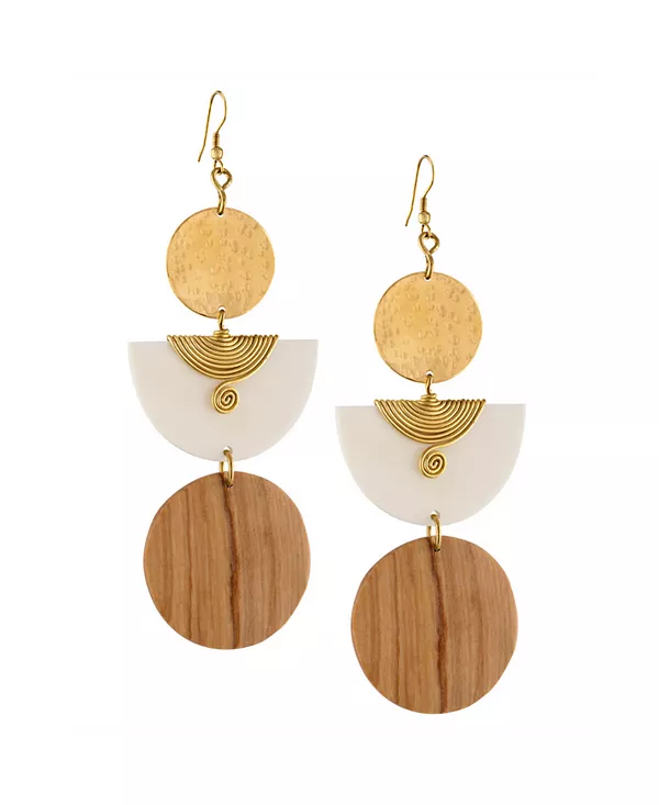 Серьги Казури Kendi Amani, ivory
Серьги Казури Kendi Amani, ivory