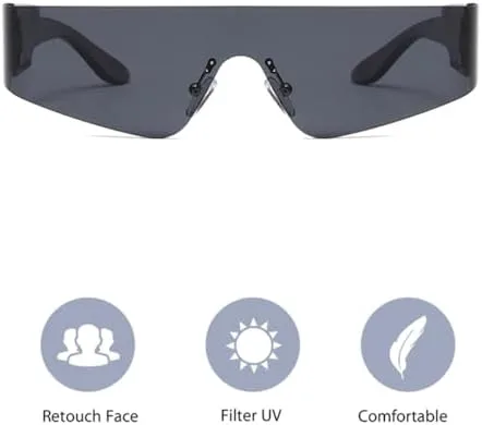 Солнцезащитные очки 2027 года для женщин, солнцезащитные очки для мужчин, безрамочные очки, очки с защитой от УФ-излучения, очки-очки MTZJH, 5.purple Purple
Солнцезащитные очки 2027 года для женщин, солнцезащитные очки для мужчин, безрамочные очки, очки с защитой от УФ-излучения, очки-очки MTZJH, 5.purple Purple