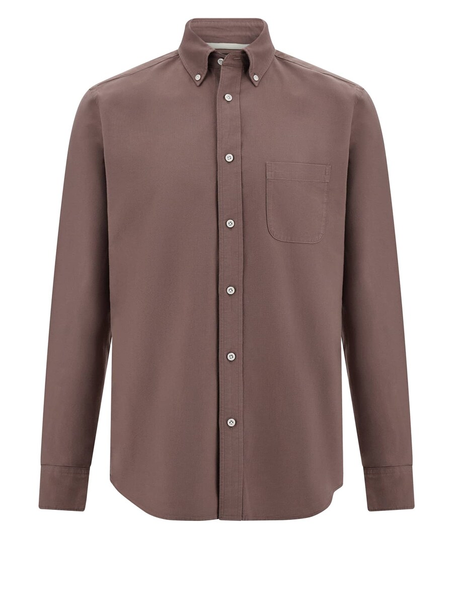 Рубашка обычного кроя на пуговицах Boggi Milano, серо-коричневый
Рубашка обычного кроя на пуговицах Boggi Milano, серо-коричневый