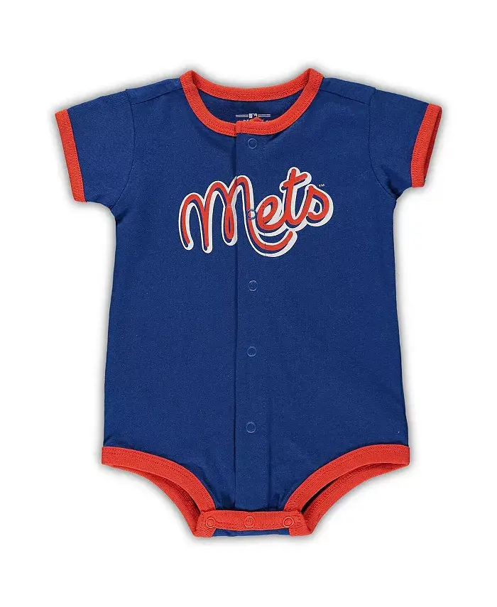 Новорожденные и младенцы (мальчики и девочки) Комбинезон Royal New York Mets Stripe Power Hitter Outerstuff
Новорожденные и младенцы (мальчики и девочки) Комбинезон Royal New York Mets Stripe Power Hitter Outerstuff