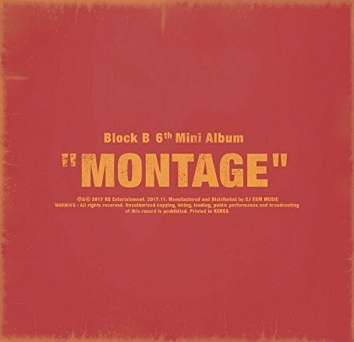 CD диск Block B: Montage
CD диск Block B: Montage