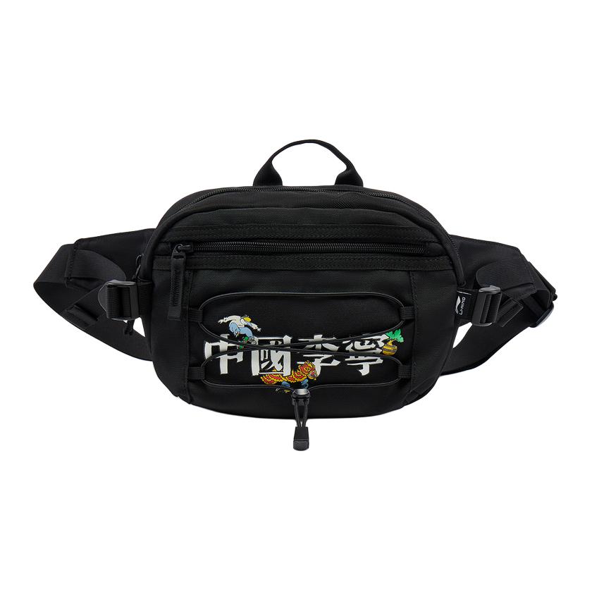 LiNing Полиэстеровая поясная сумка унисекс черная, Black
LiNing Полиэстеровая поясная сумка унисекс черная, Black