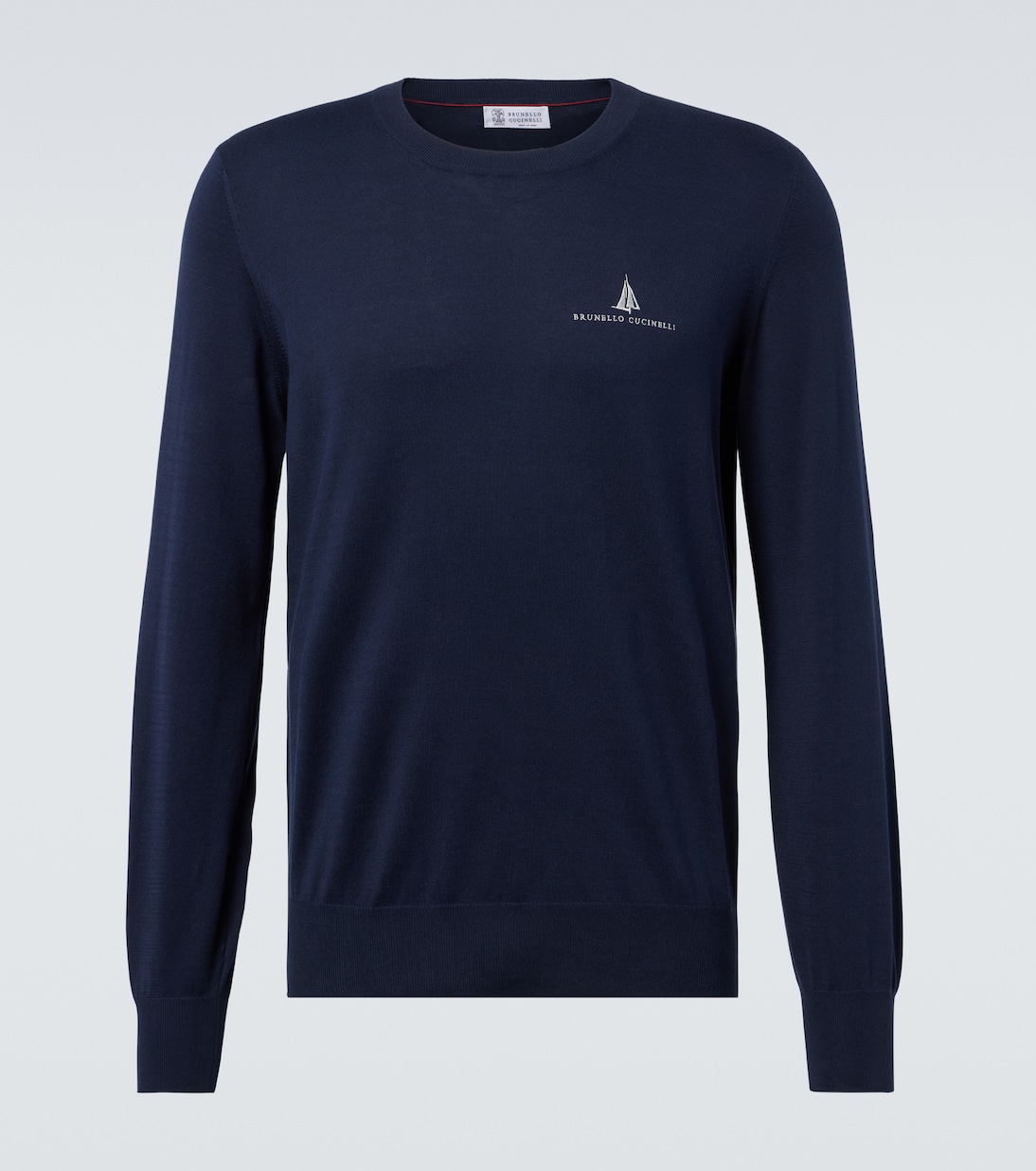 Хлопковый свитер Brunello Cucinelli, темно-синий
Хлопковый свитер Brunello Cucinelli, темно-синий