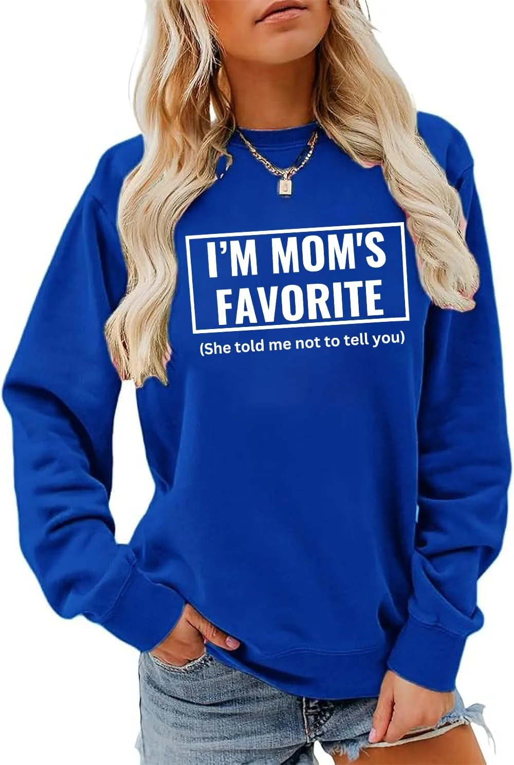 Толстовка с принтом "I'm Mom's Favorite" PZJUS
Толстовка с принтом "I'm Mom's Favorite" PZJUS