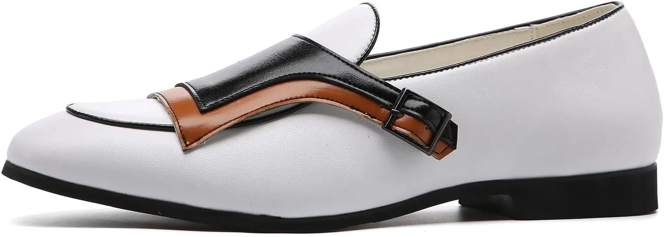 Santimon Mens Locafers с монахским ремешком Повседневная формальная деловая обувь Мокасины Тапочки для курения, белый
Santimon Mens Locafers с монахским ремешком Повседневная формальная деловая обувь Мокасины Тапочки для курения, белый