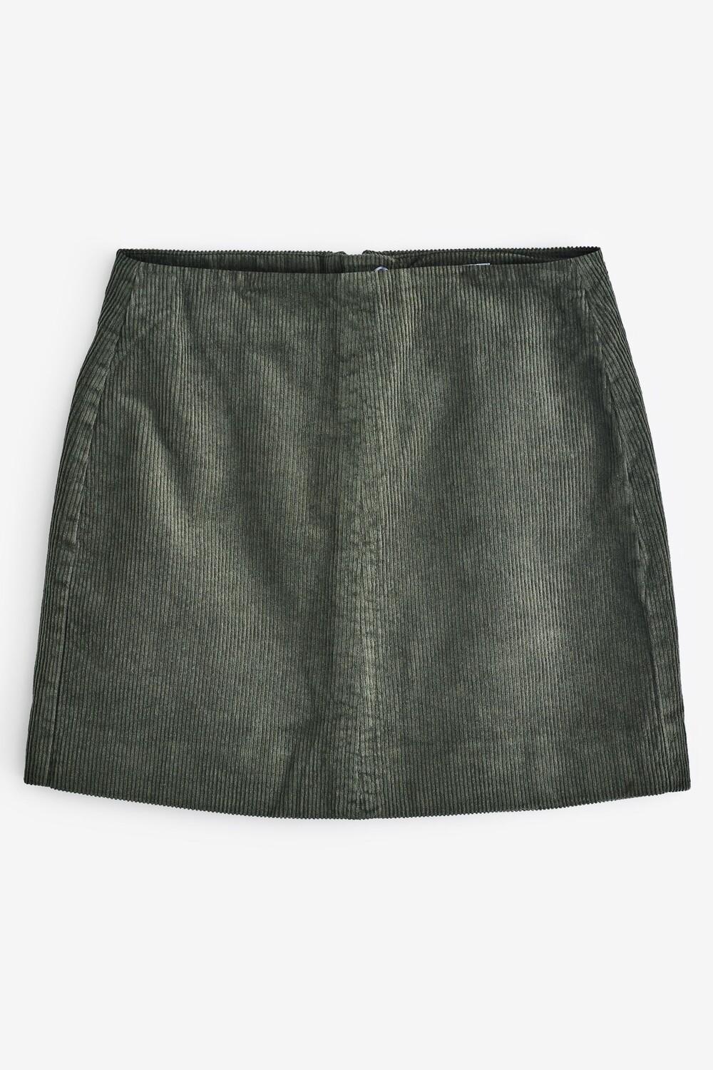 Мини юбка из вельвета Next, зеленый
Мини юбка из вельвета Next, зеленый