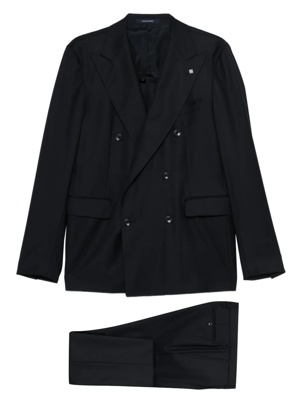 Костюм с двубортным пиджаком Tagliatore, синий
Костюм с двубортным пиджаком Tagliatore, синий