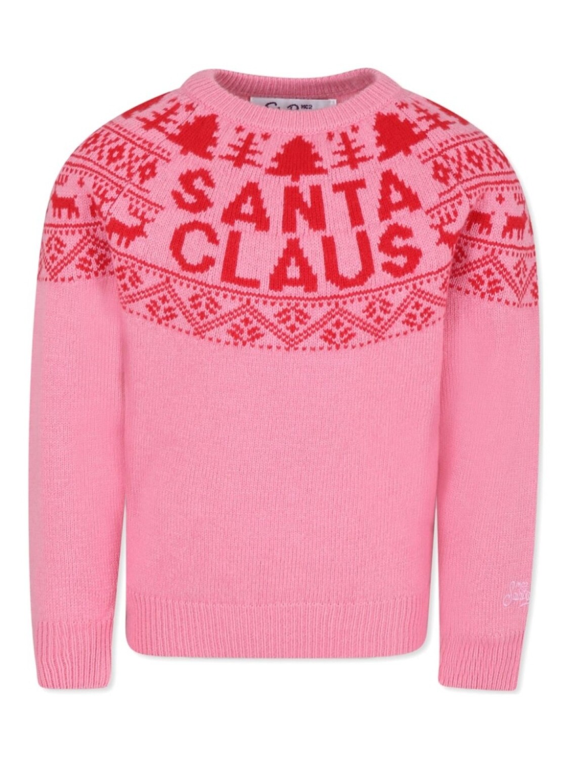 Узорчатый жаккардовый свитер MC2 Saint Barth Kids, розовый
Узорчатый жаккардовый свитер MC2 Saint Barth Kids, розовый