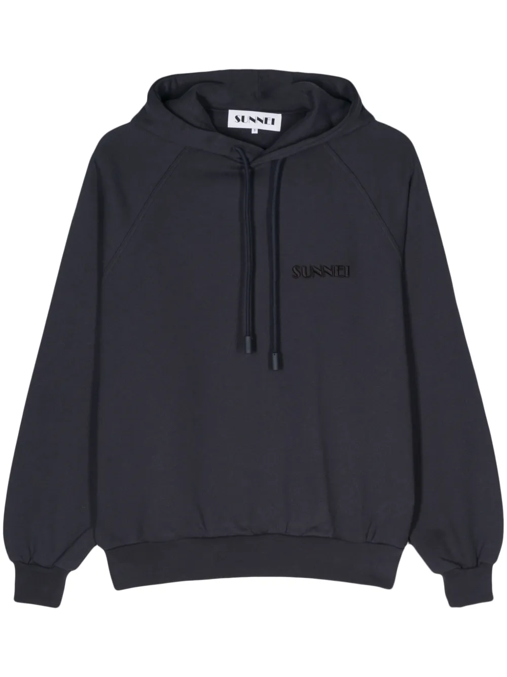 Худи с вышитым логотипом Sunnei, синий 
Худи с вышитым логотипом Sunnei, синий