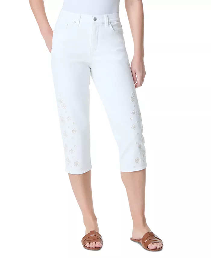 Женские джинсы-капри Amanda с вышивкой Gloria Vanderbilt, белый
Женские джинсы-капри Amanda с вышивкой Gloria Vanderbilt, белый