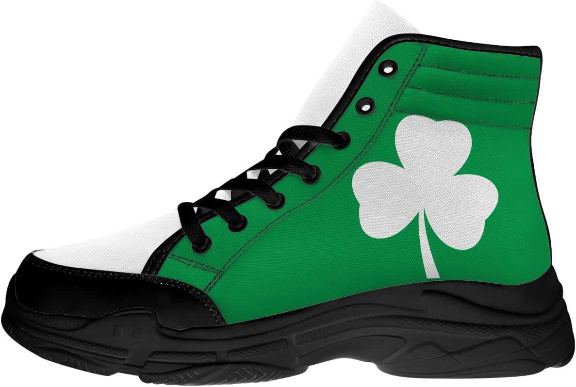 Мужские и женские высокие кеды на День Святого Патрика, зеленые текстильные платформенные кроссовки на шнуровке, подарки для него и для нее Generic
Мужские и женские высокие кеды на День Святого Патрика, зеленые текстильные платформенные кроссовки на шнуровке, подарки для него и для нее Generic