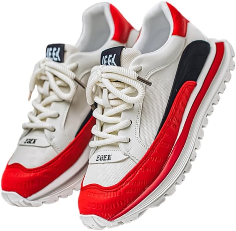 Мужские повседневные спортивные кроссовки из сетки, комфортные и дышащие, с прочной подошвой для занятий на улице Clolinde, белый/красный
Мужские повседневные спортивные кроссовки из сетки, комфортные и дышащие, с прочной подошвой для занятий на улице Clolinde, белый/красный